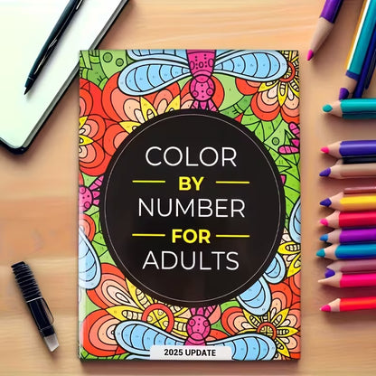 Color By Number For Adults: 75 Beautiful Pictures