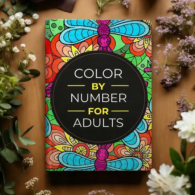 Color By Number For Adults: 75 Beautiful Pictures