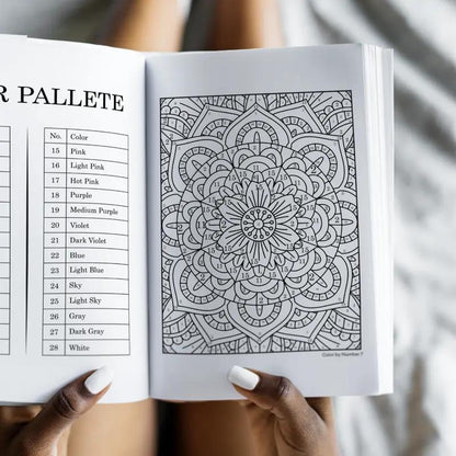 Color By Number For Adults: 75 Beautiful Pictures